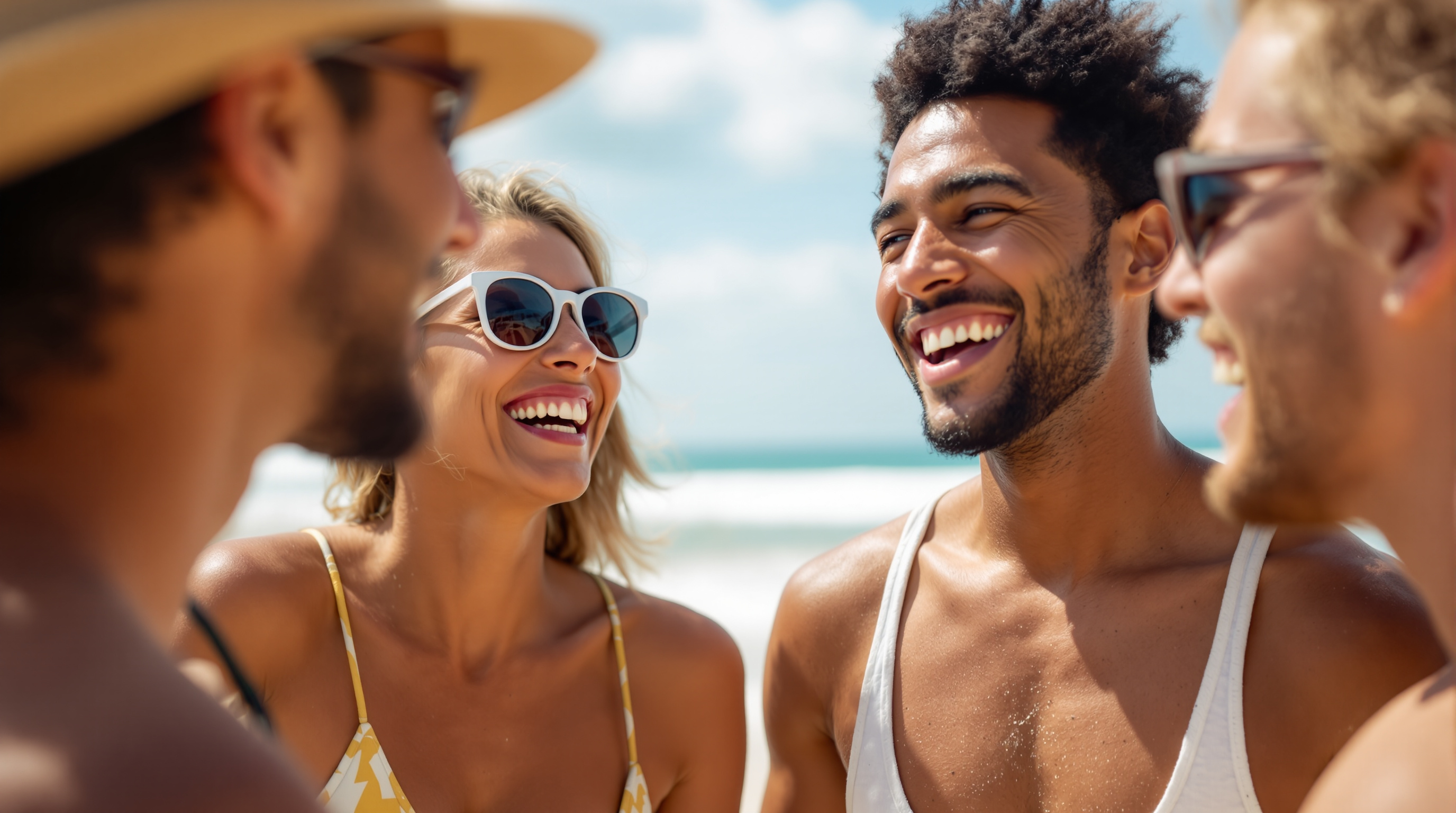 Budget travelers enjoying Hollywood Beach activities